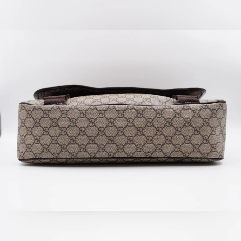 CC29 ❤️ Gucci GG Interlocking Coated Canvas Messenger Bag